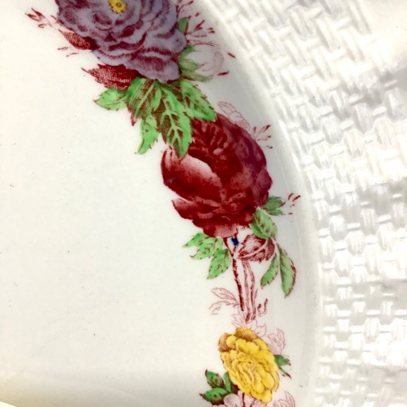 4 Spode Rose Briar Plates - Picture 8 of 9